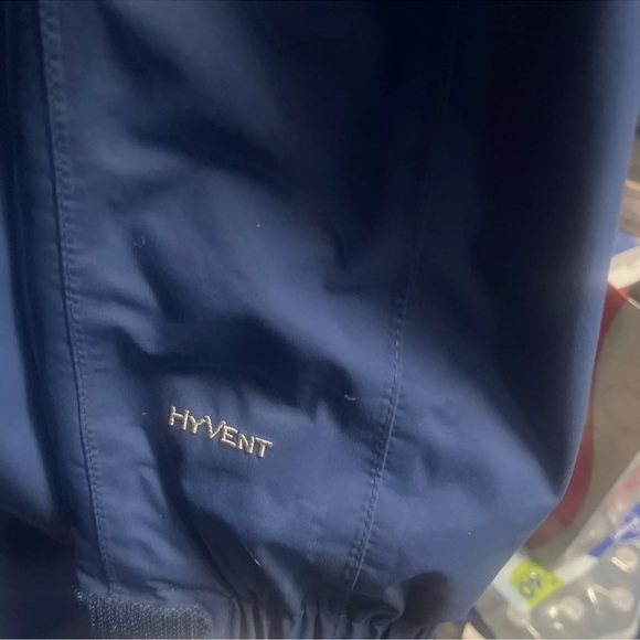 North face Hyvent rain 3/1 outer shell
Heavy Mens xxl blue underarm vented zip - Picture 9 of 13